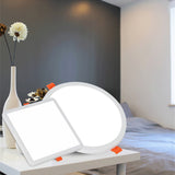 Round Square Ultra thin LED Panel Light Recessed Downlights 6W 8W 15W 20W AC 220V 230V Indoor lighting Ceiling Lamp