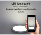 Round Square Ultra thin LED Panel Light Recessed Downlights 6W 8W 15W 20W AC 220V 230V Indoor lighting Ceiling Lamp