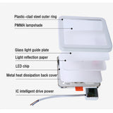 Round Square Ultra thin LED Panel Light Recessed Downlights 6W 8W 15W 20W AC 220V 230V Indoor lighting Ceiling Lamp