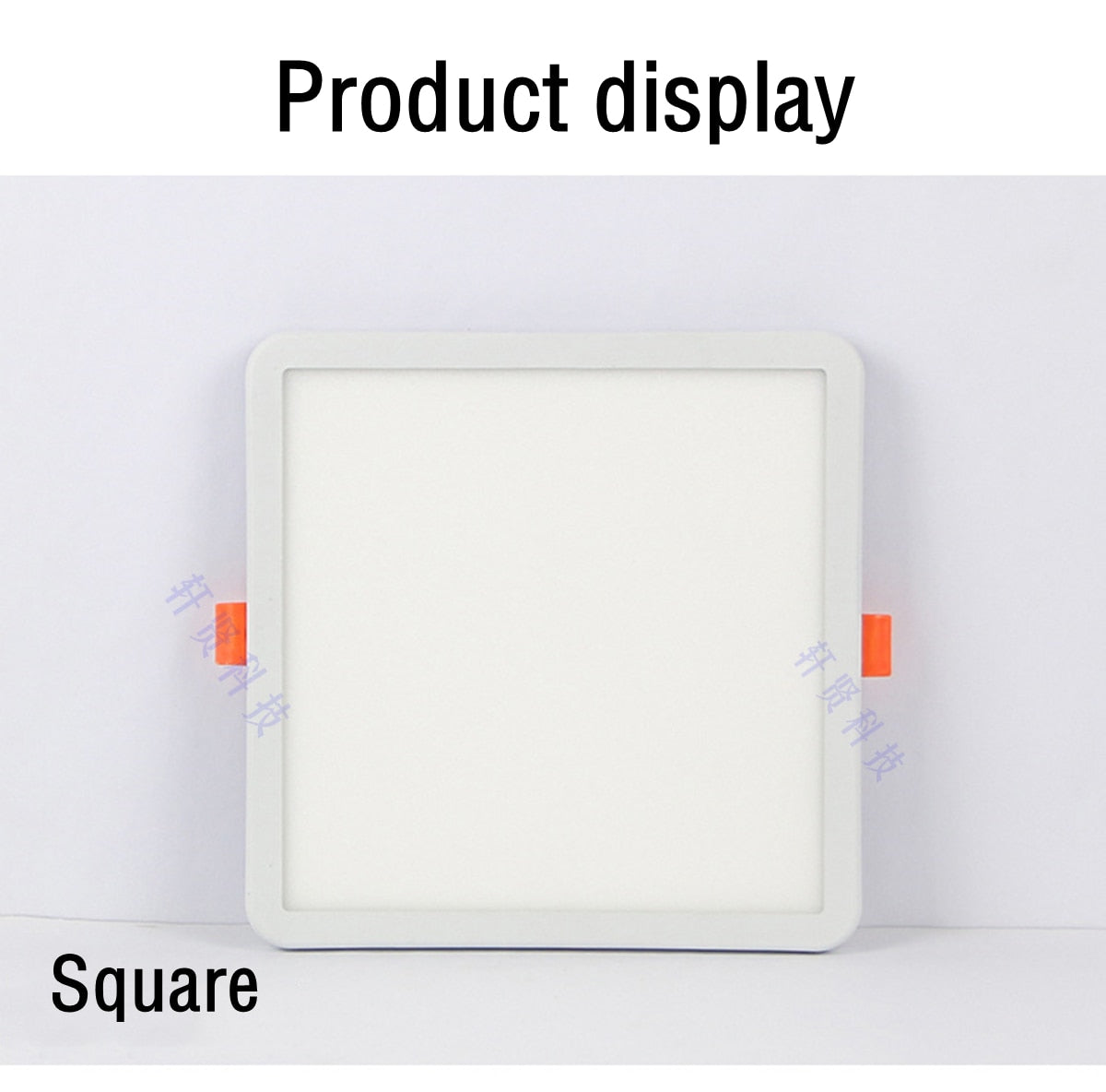 Round Square Ultra thin LED Panel Light Recessed Downlights 6W 8W 15W 20W AC 220V 230V Indoor lighting Ceiling Lamp