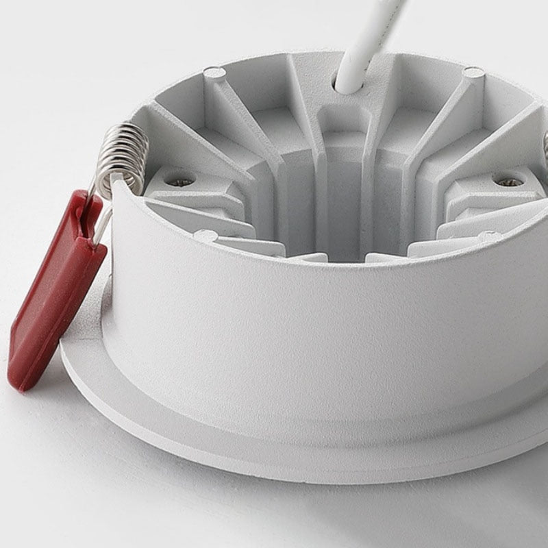 QIUBOSS Modern LED Grille Light AC220V Recessed Led Downlight Dimmable Household Spotlight 30W Embedded Lighting Lamp for Indoor