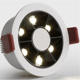 QIUBOSS Modern LED Grille Light AC220V Recessed Led Downlight Dimmable Household Spotlight 30W Embedded Lighting Lamp for Indoor