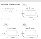 QIUBOSS Modern LED Grille Light AC220V Recessed Led Downlight Dimmable Household Spotlight 30W Embedded Lighting Lamp for Indoor