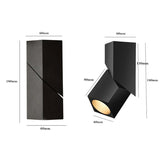 Folding 360 rotating downlight 3W 7W 12W 15W,85-265V surface mounted downlight LED background light indoor lighting