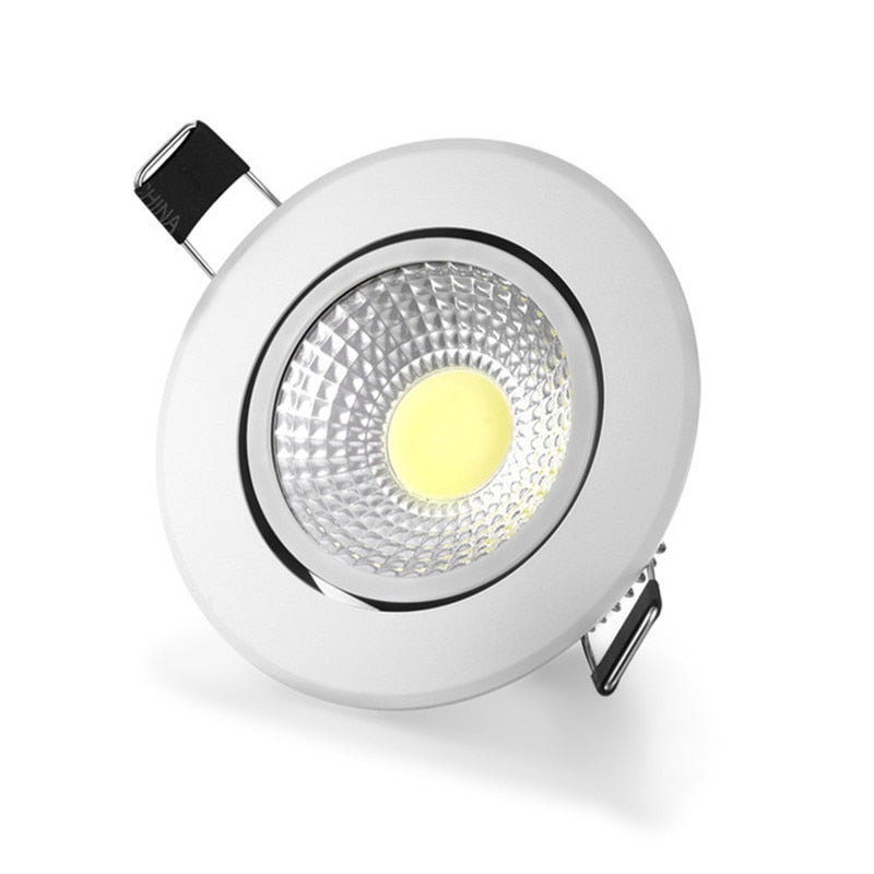 Super Bright Dimmable Led downlight COB Spot Light 10PCS 5w 7w 9w 12w recessed led spot Lights Bulbs Indoor Lighting
