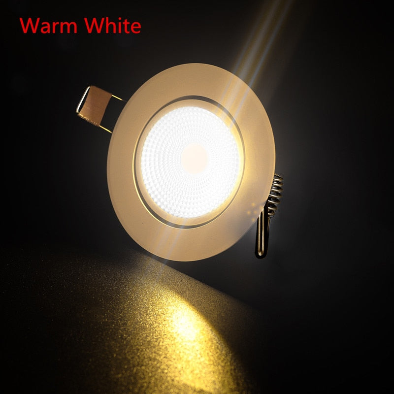 Super Bright Dimmable Led downlight COB Spot Light 10PCS 5w 7w 9w 12w recessed led spot Lights Bulbs Indoor Lighting