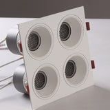 Dimmable COB Downlight 110V 220V LED spotlight 28W 48W Square Ceiling grid Lamp Supermarket and Shopping Mall Lighting