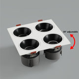 Dimmable COB Downlight 110V 220V LED spotlight 28W 48W Square Ceiling grid Lamp Supermarket and Shopping Mall Lighting