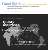 NEARCAM LED Downlight 5W 7W Embedded Round LED Spotlight AC 220V 230V 240V Indoor Lighting Warm White Cool White Tri-color Light