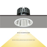 New Recessed Anti Glare COB LED Downlights 7W/10W/12W/15W LED Ceiling Spot Lights AC85~265V Background Lamps Indoor Lighting