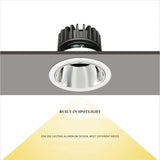 New Recessed Anti Glare COB LED Downlights 7W/10W/12W/15W LED Ceiling Spot Lights AC85~265V Background Lamps Indoor Lighting