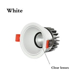 New Recessed Anti Glare COB LED Downlights 7W/10W/12W/15W LED Ceiling Spot Lights AC85~265V Background Lamps Indoor Lighting
