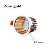 New Recessed Anti Glare COB LED Downlights 7W/10W/12W/15W LED Ceiling Spot Lights AC85~265V Background Lamps Indoor Lighting