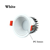 New Recessed Anti Glare COB LED Downlights 7W/10W/12W/15W LED Ceiling Spot Lights AC85~265V Background Lamps Indoor Lighting