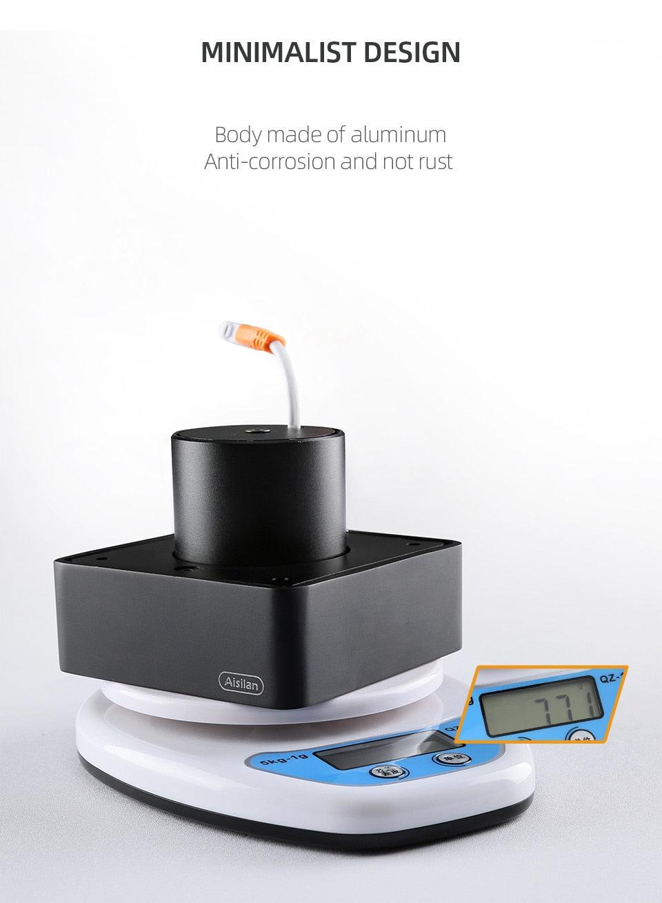 Aisilan LED ultra-thin surface mounted downlight without main light ceiling spot light Square Recessed Lamp living room  bedroom