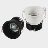 Dimmable Recessed Narrow Border Anti-glare COB LED Downlights AC85-265V 9W 12W 15W 20W LED Ceiling Lamps Hotel Villa Lighting