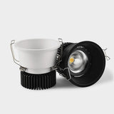 Dimmable Recessed Narrow Border Anti-glare COB LED Downlights AC85-265V 9W 12W 15W 20W LED Ceiling Lamps Hotel Villa Lighting