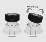 Dimmable Recessed Narrow Border Anti-glare COB LED Downlights AC85-265V 9W 12W 15W 20W LED Ceiling Lamps Hotel Villa Lighting