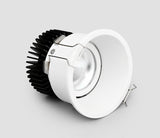 Dimmable Recessed Narrow Border Anti-glare COB LED Downlights AC85-265V 9W 12W 15W 20W LED Ceiling Lamps Hotel Villa Lighting