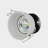 Dimmable Recessed Narrow Border Anti-glare COB LED Downlights AC85-265V 9W 12W 15W 20W LED Ceiling Lamps Hotel Villa Lighting
