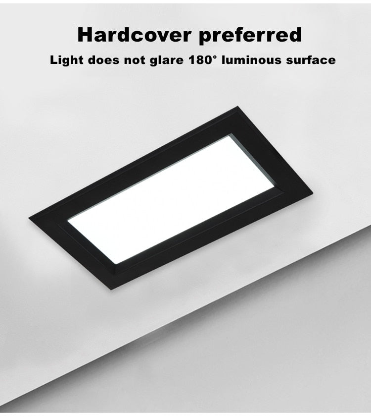 LED Panel Light Recessed LED Downlight Super Bright Energy Saving AC110V 220V Home Indoor Lighting