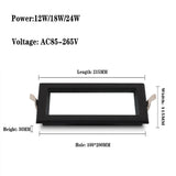 LED Panel Light Recessed LED Downlight Super Bright Energy Saving AC110V 220V Home Indoor Lighting