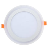 White + RGB LED Panel Light 6w/9w/18w/24W Recessed Ceiling Downlight 3 Models Acrylic Panel Lamp with Remote Control AC85-265V