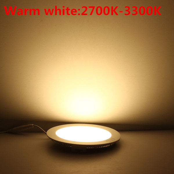 DHL/Fedex  Free ship30pcs/lot Ultra thin 15W led panel light AC85-265V White/Warm White/Cold White LED Downlight Recessed light