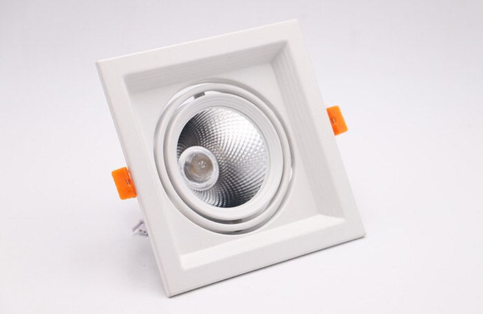 Dimmable High Quality Square 10W 15w 20W COB Ceiling Lamp Recessed LED DownLight LED Spotlight Indoor Lighting