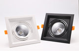 Dimmable High Quality Square 10W 15w 20W COB Ceiling Lamp Recessed LED DownLight LED Spotlight Indoor Lighting