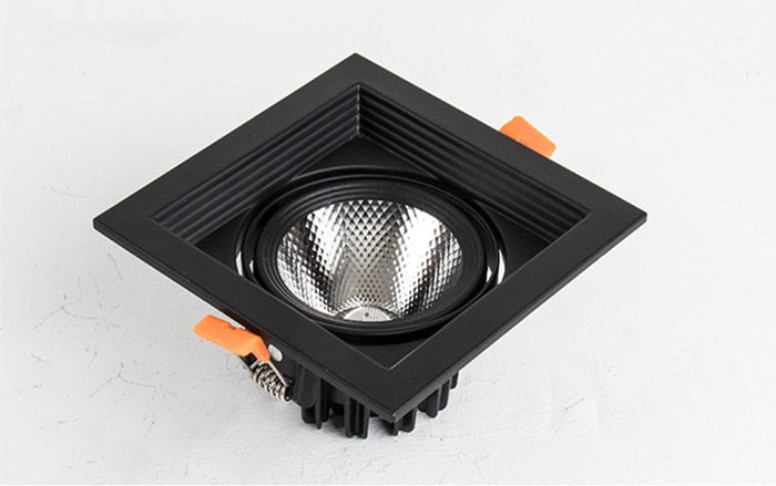 Dimmable High Quality Square 10W 15w 20W COB Ceiling Lamp Recessed LED DownLight LED Spotlight Indoor Lighting