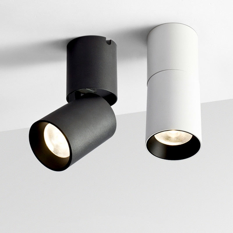 Anti-glare LED COB Downlight 12W 18W Dimmable AC110V-260V Ceiling Lamp 24W 24° Spot Light Aluminum For Store Home Lighting