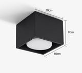 LED Surface Mount Angle Adjust Square Downlight with Replaceable Gu53 LED Lamp 7W 9W 12W LED Spot Light for Living room Bedroom