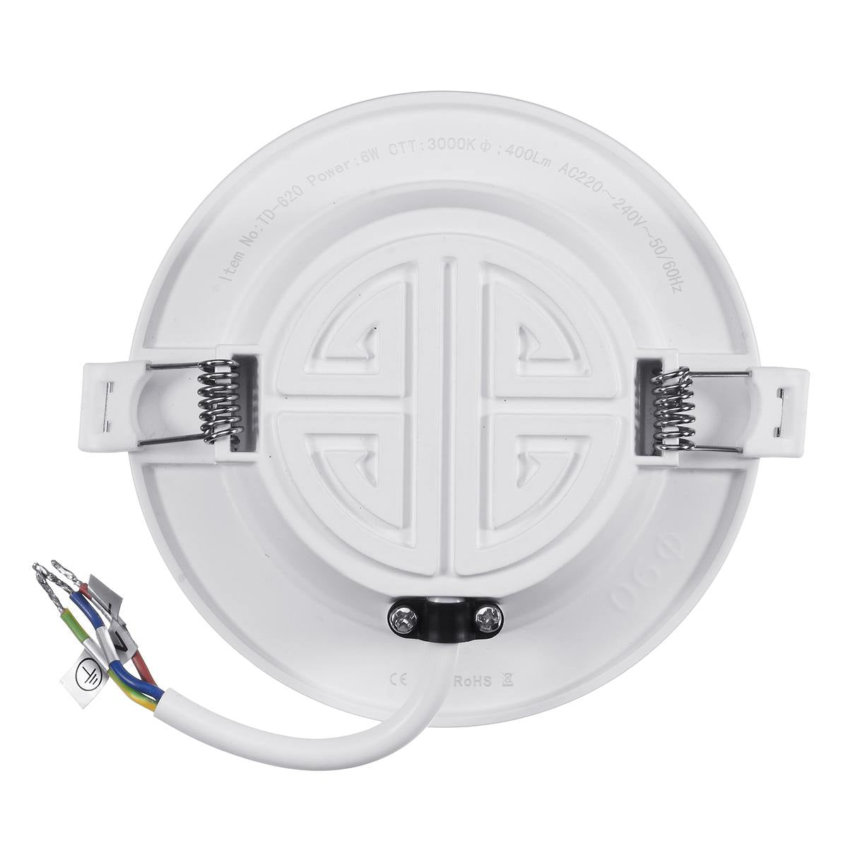 KingSo 6PCS LED Downlights 7W 600LM 230V 100mm 3000K IP44 Recessed Ceiling lights for Living Room Bedroom Kitchen