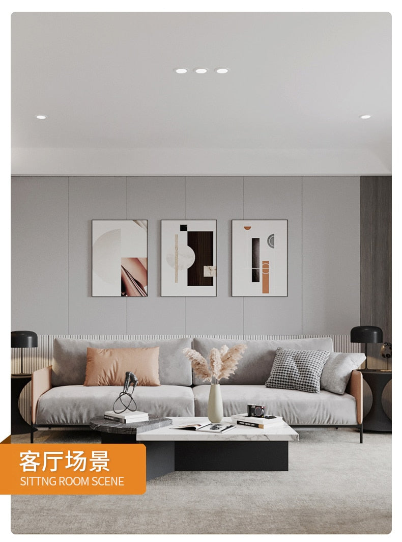 Embedded Ceiling Led Downlight 15W Home Hotel Villa Waterproof Anti-Fog and Moisture-Proof Super Bright Cob Anti-Glare Downlight