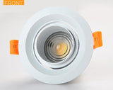 NEW 3W 10pcs/lot LED COB Spotlight Recessed Downlight Zoom Adjustable Lamp