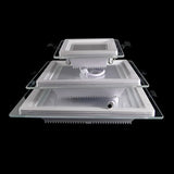 Glass led panel light Square 6w  9W 12w 18w downlights luces for home Kitchen + drive