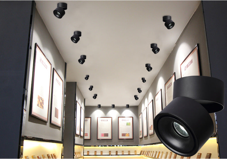 4X High Power Adjustable Surface Mounted LED Downlight Warm Cool White 15W 20W COB LED Down Light Indoor Lighting Free Shipping