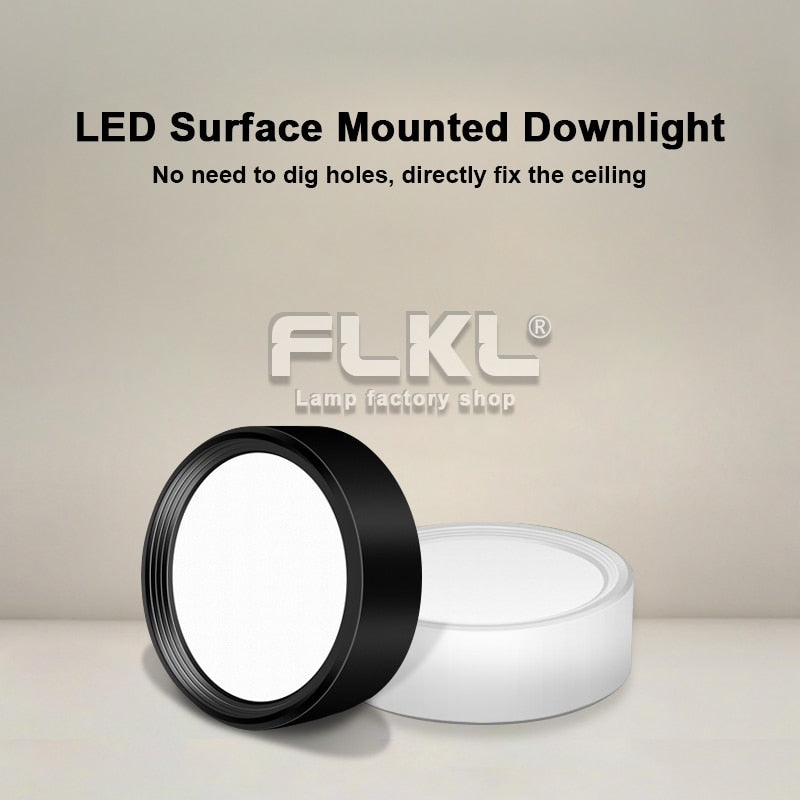 Led Downlights Round Led Spot Light 220V 110V 5/12/15/18W Downlight Ceiling Spot Led Lighting Fixture for Home Kitchen Lamp