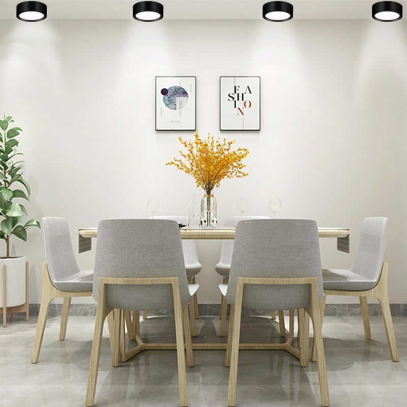 Led Downlights Round Led Spot Light 220V 110V 5/12/15/18W Downlight Ceiling Spot Led Lighting Fixture for Home Kitchen Lamp