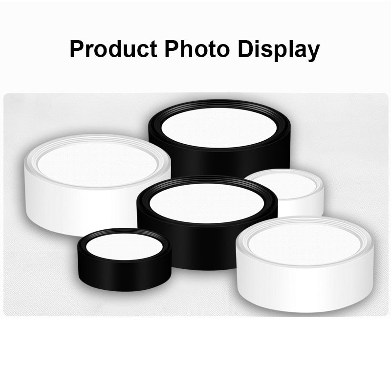 Led Downlights Round Led Spot Light 220V 110V 5/12/15/18W Downlight Ceiling Spot Led Lighting Fixture for Home Kitchen Lamp