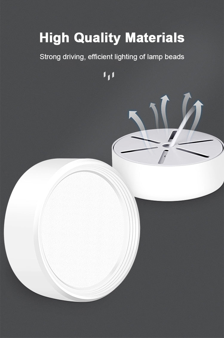 Led Downlights Round Led Spot Light 220V 110V 5/12/15/18W Downlight Ceiling Spot Led Lighting Fixture for Home Kitchen Lamp