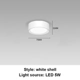 Led Downlights Round Led Spot Light 220V 110V 5/12/15/18W Downlight Ceiling Spot Led Lighting Fixture for Home Kitchen Lamp