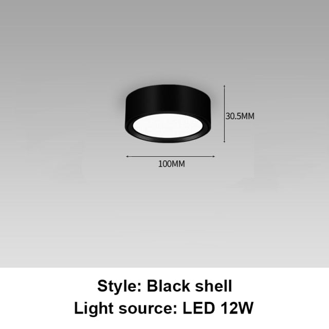 Led Downlights Round Led Spot Light 220V 110V 5/12/15/18W Downlight Ceiling Spot Led Lighting Fixture for Home Kitchen Lamp