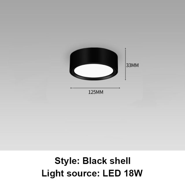 Led Downlights Round Led Spot Light 220V 110V 5/12/15/18W Downlight Ceiling Spot Led Lighting Fixture for Home Kitchen Lamp