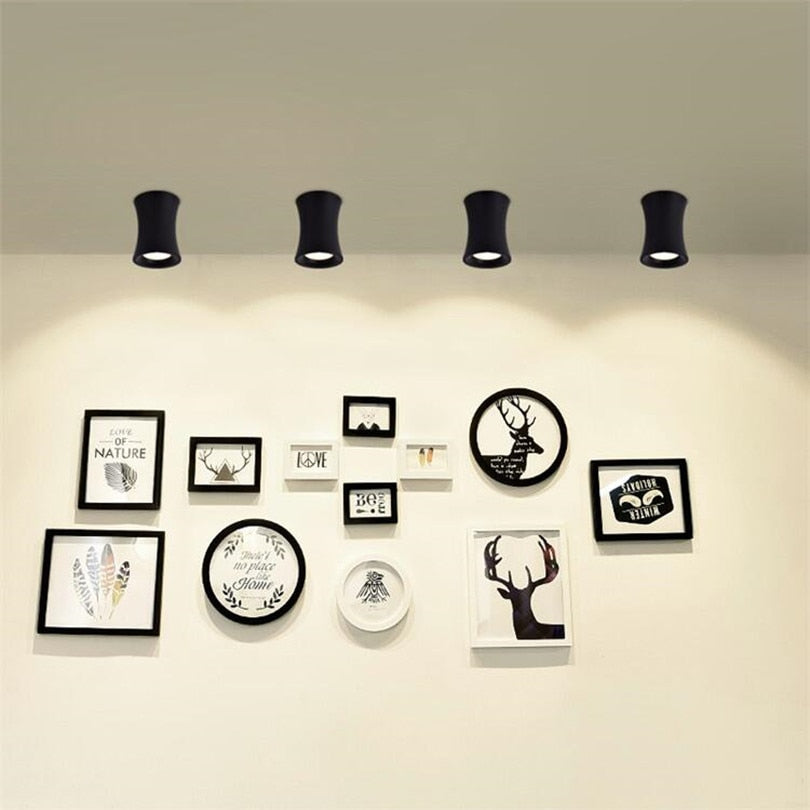 LED Recessed Ceiling Lamps LED Downlight 7W 10W 12W 15W Surface Mounted LED Down Light AC110V 220V