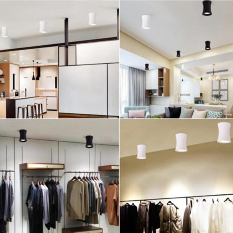 LED Recessed Ceiling Lamps LED Downlight 7W 10W 12W 15W Surface Mounted LED Down Light AC110V 220V