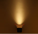 Dimmable Honeycomb Anti-glare COB Ceiling Recessed Led  Downlight 7w 12w warm white LED Wall Wash Light Hotel Villa Lighting