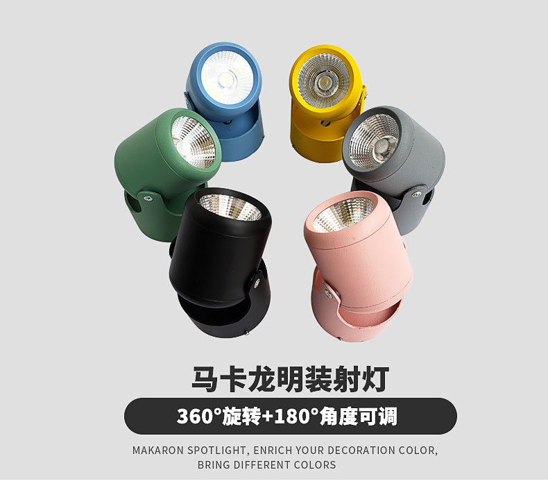 Multicolor Surface Mounted LED Downlight dimmable COB 10W 15W Household &amp;amp; Commercial COB Downlight