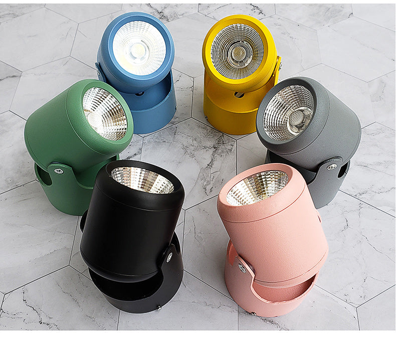 Multicolor Surface Mounted LED Downlight dimmable COB 10W 15W Household &amp;amp; Commercial COB Downlight